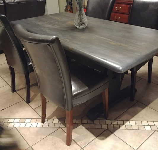 Pine Dining Table Revamp