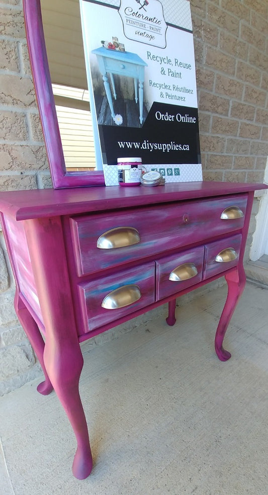 Colorantic Sangria Hall Table Makeover