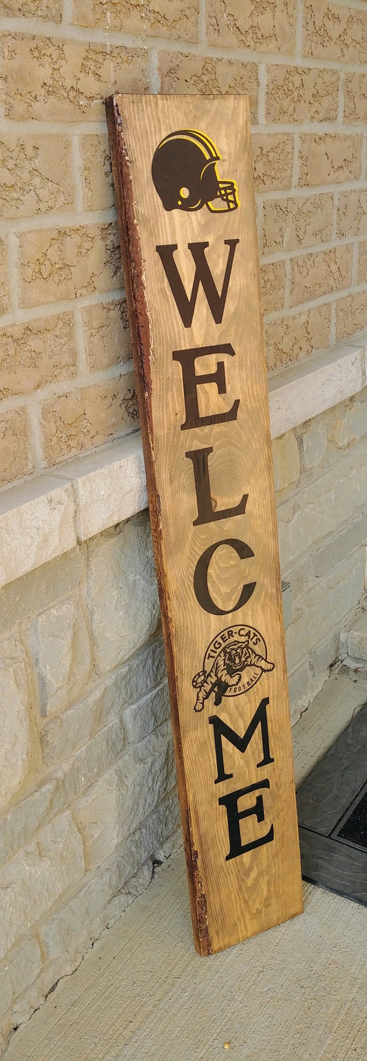 Vertical Welcome Sign Project