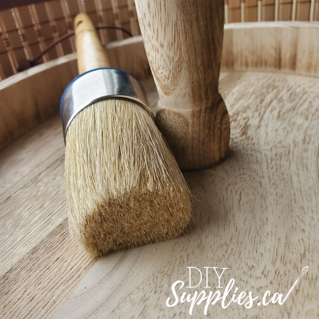 DIY Supplies 1.5 Inch Natural Oval Brush