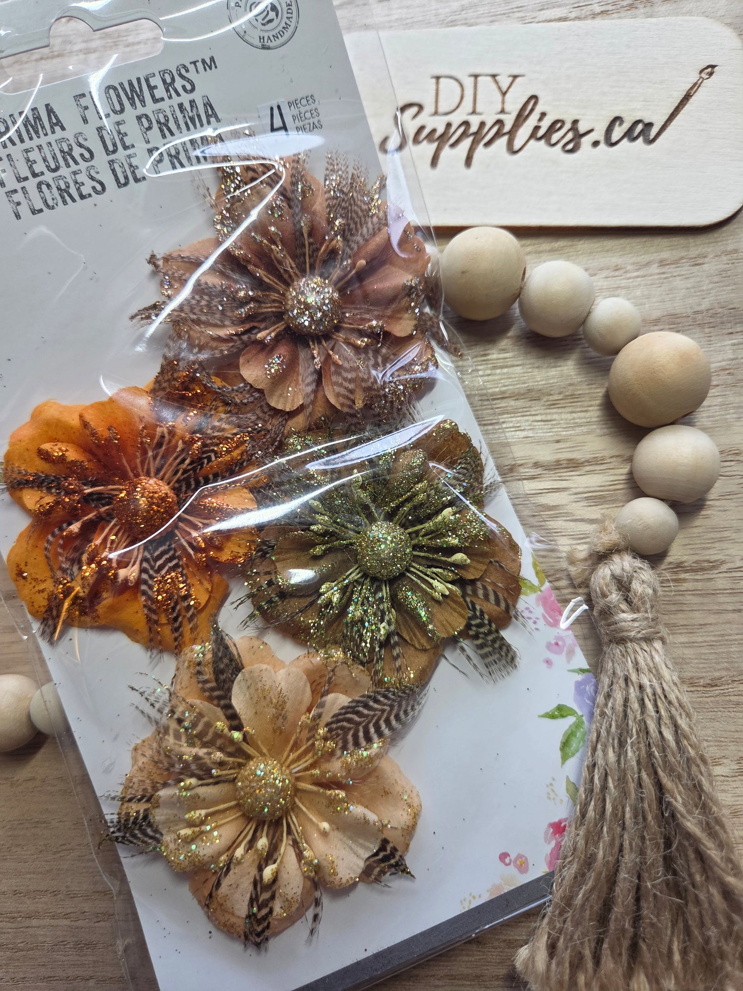Prima Flowers - 4 Piece Bronze Shimmer