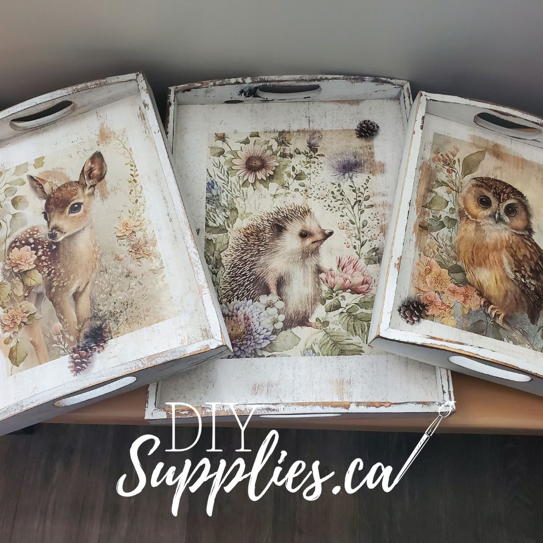 DIY Rub-Off Transfer Paper 11 x 17 inch Clear Background 5 Pack
