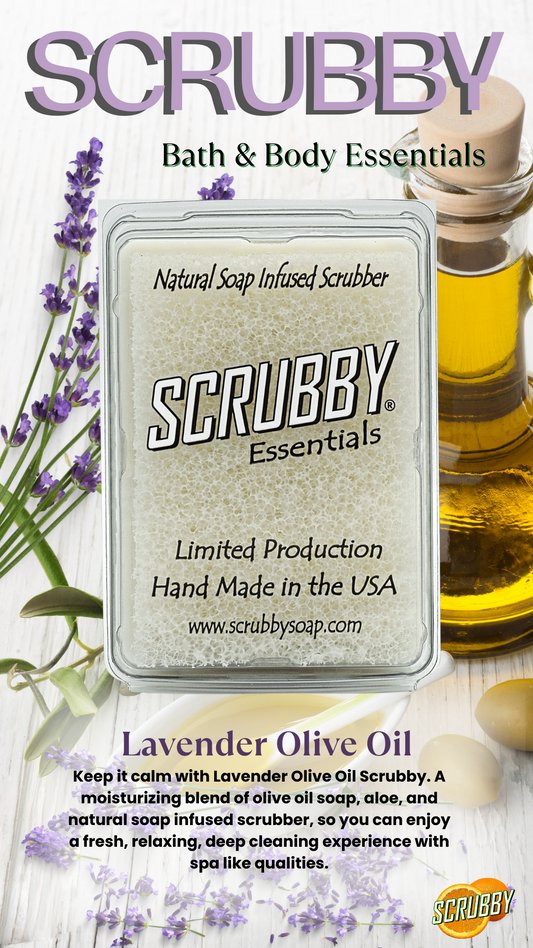 Scrubby Soap Bath and Body Olive Oil & Lavender