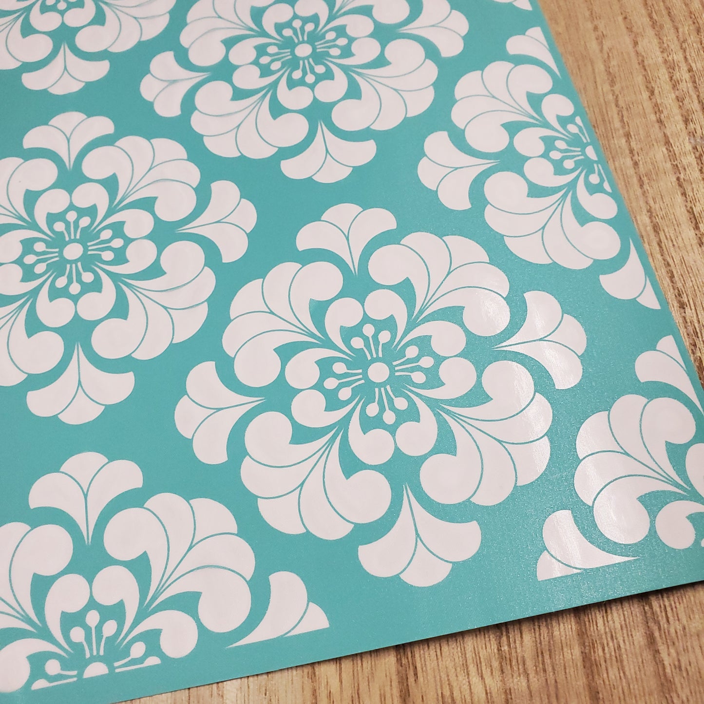 Adhesive Silk Screen Stencil - Squared Blossoms