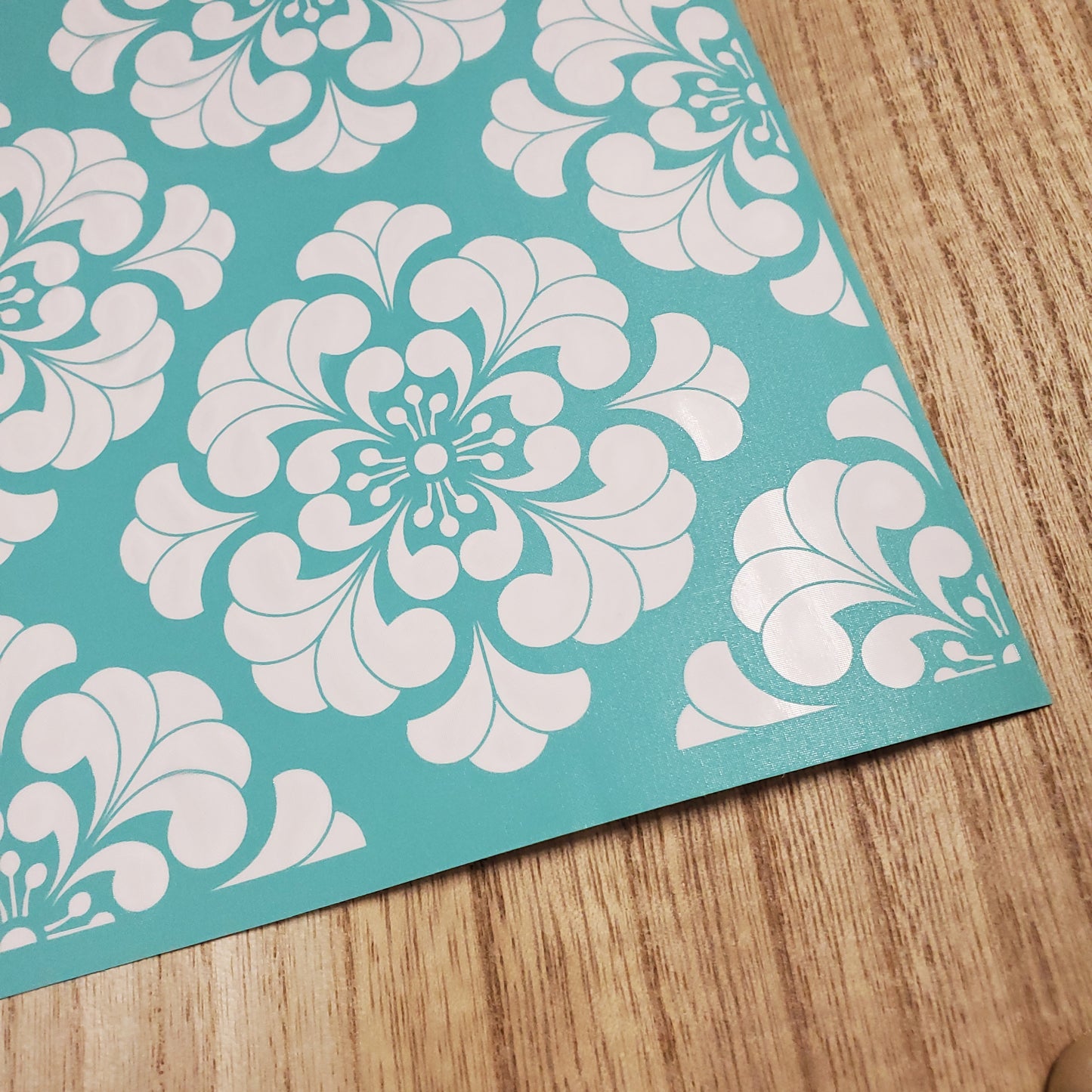 Adhesive Silk Screen Stencil - Squared Blossoms