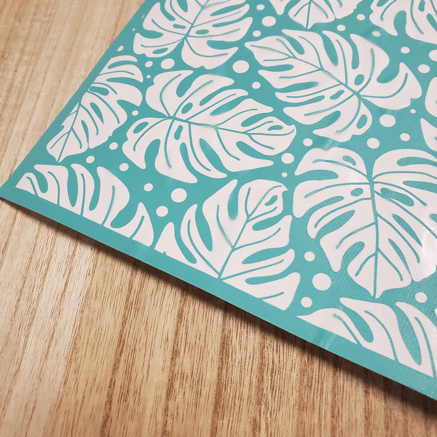 Adhesive Silk Screen Stencil - Mini Palms