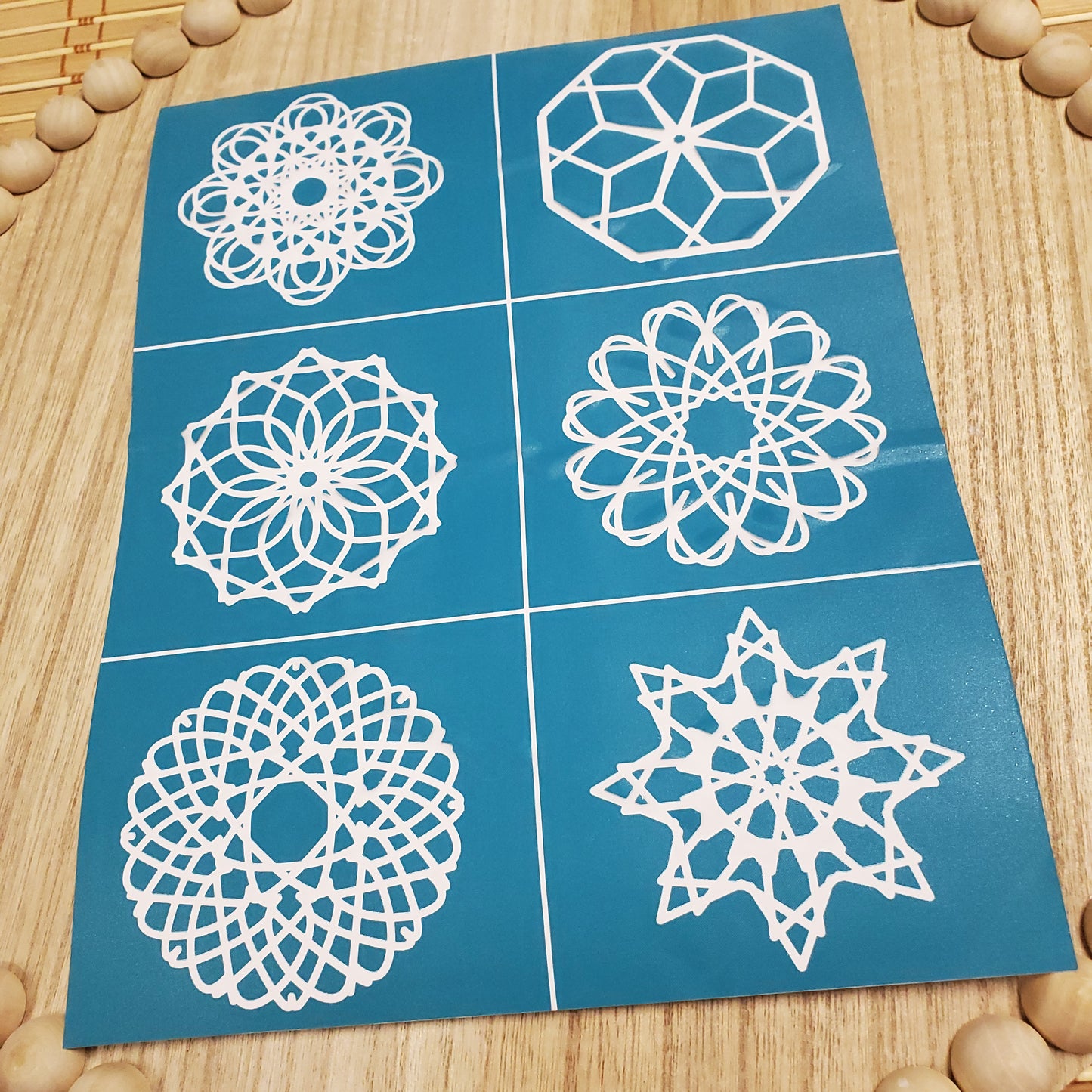 Adhesive Silk Screen Stencil - Shapes