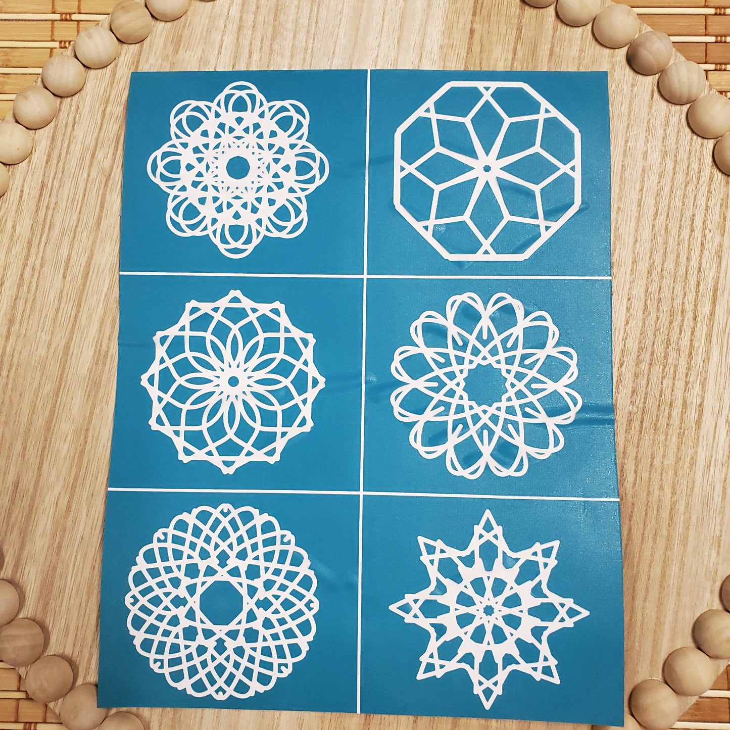 Adhesive Silk Screen Stencil - Shapes