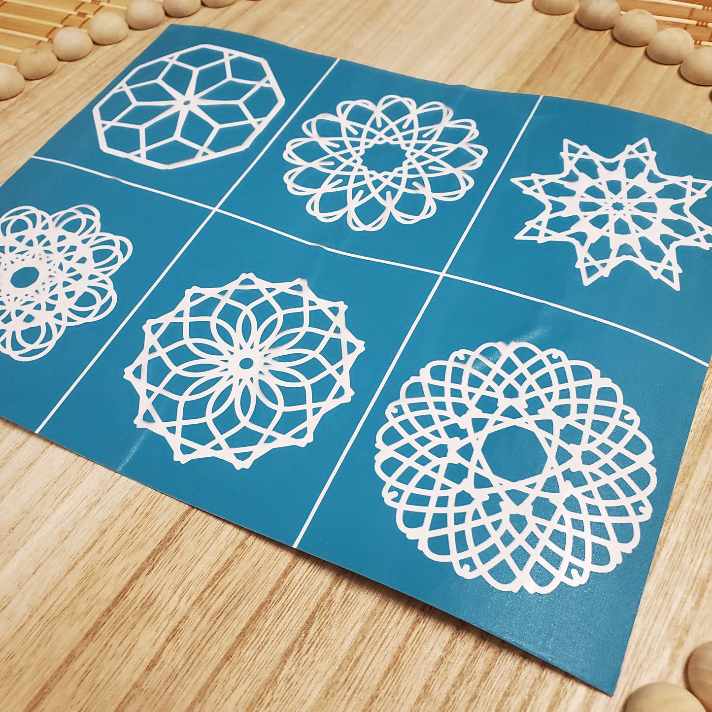 Adhesive Silk Screen Stencil - Shapes