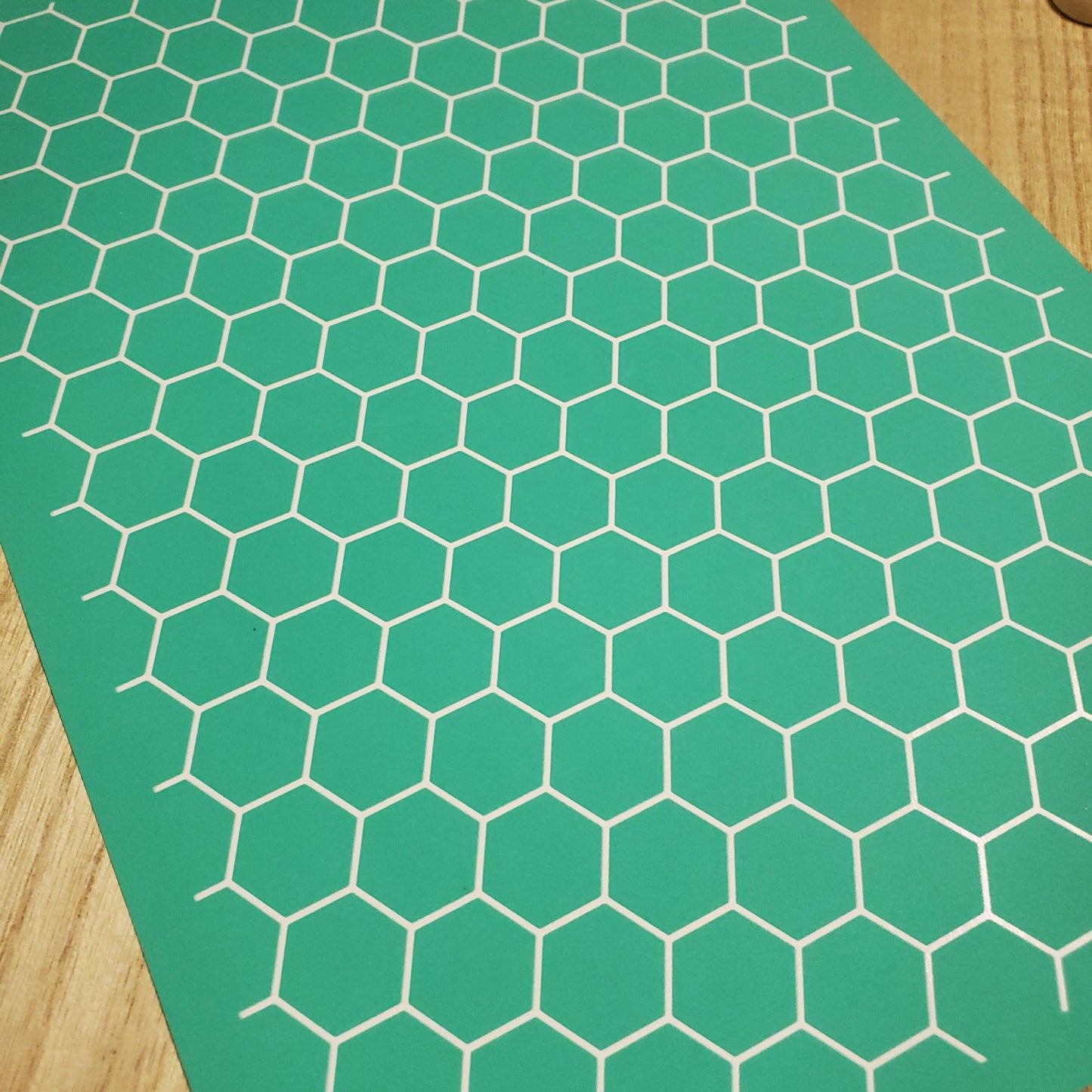 Adhesive Silk Screen Stencil - Honey Comb