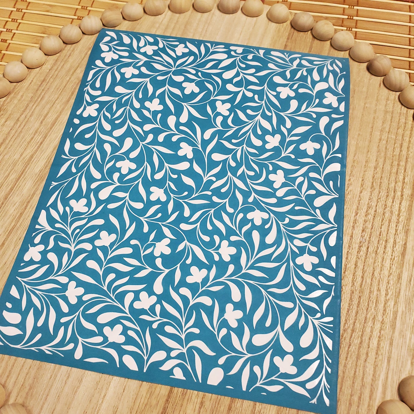 Adhesive Silk Screen Stencil - Lucky Clover Fields