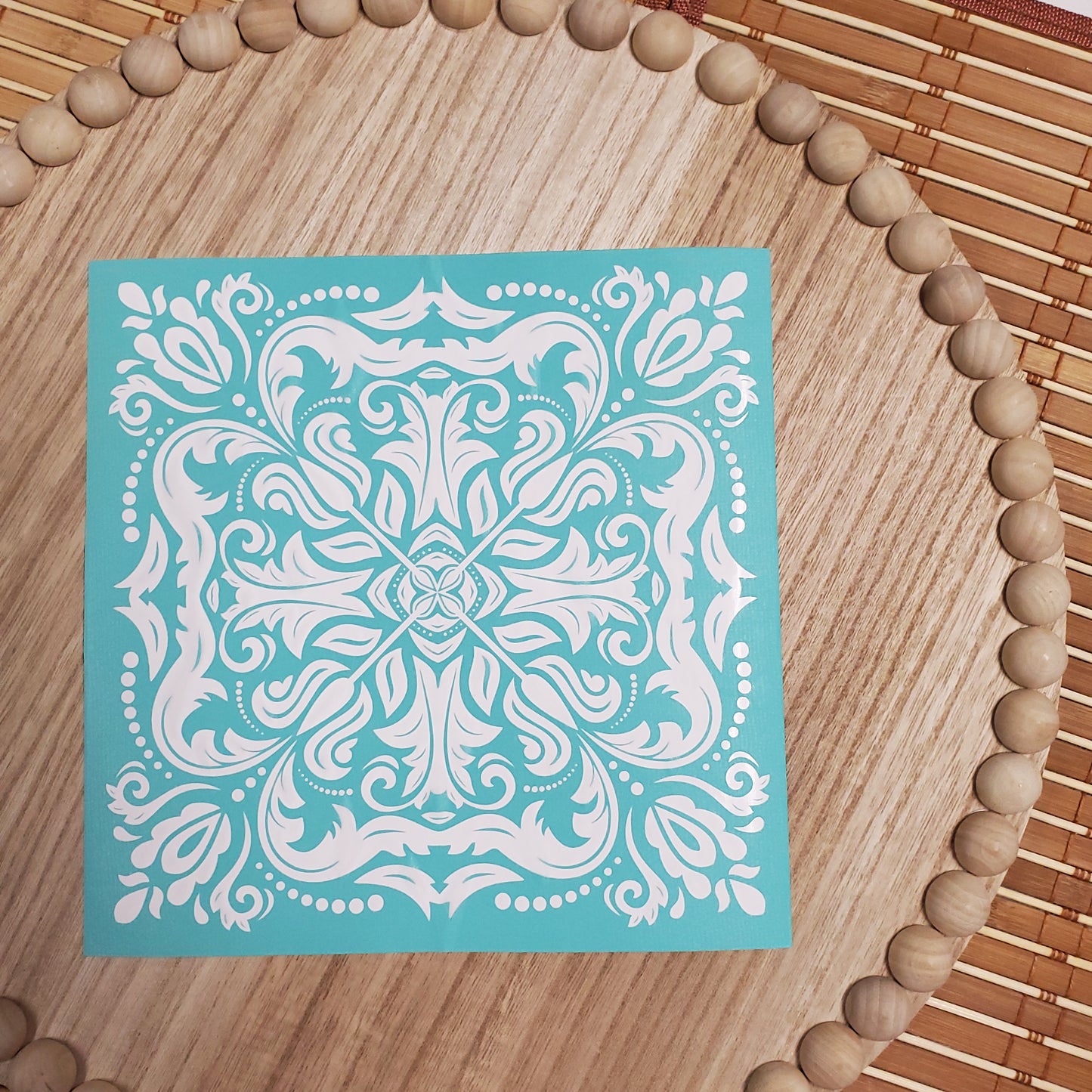 Adhesive Silk Screen Stencil - Hidden Hearts