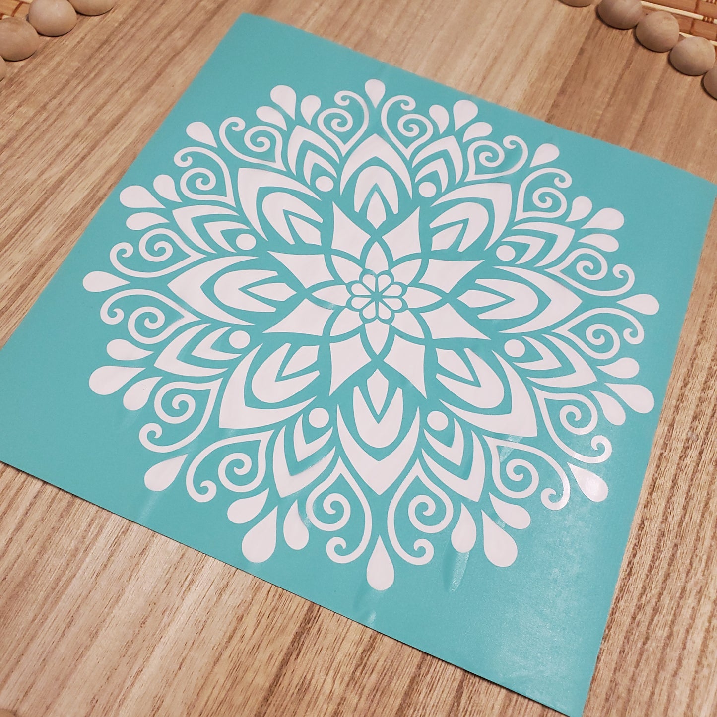 Adhesive Silk Screen Stencil - Bursting Blossom