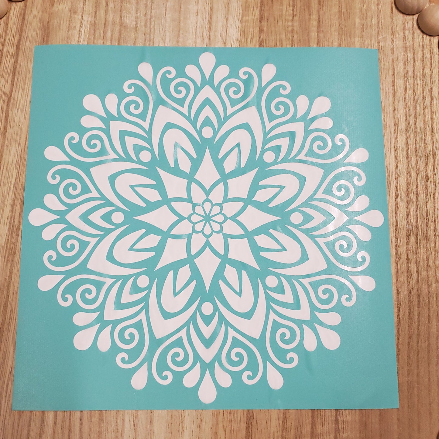 Adhesive Silk Screen Stencil - Bursting Blossom