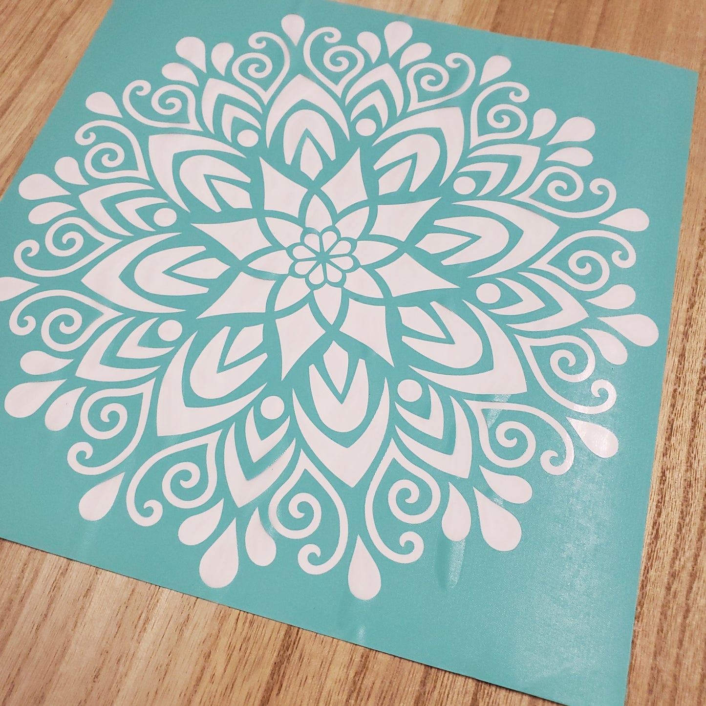 Adhesive Silk Screen Stencil - Bursting Blossom
