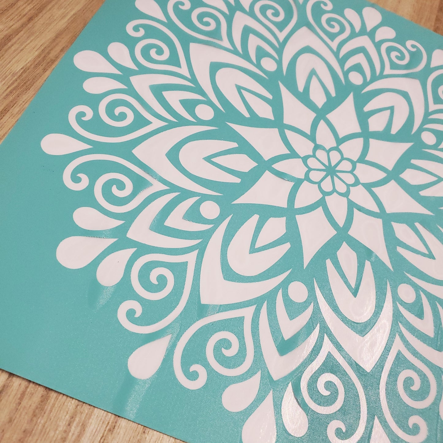 Adhesive Silk Screen Stencil - Bursting Blossom