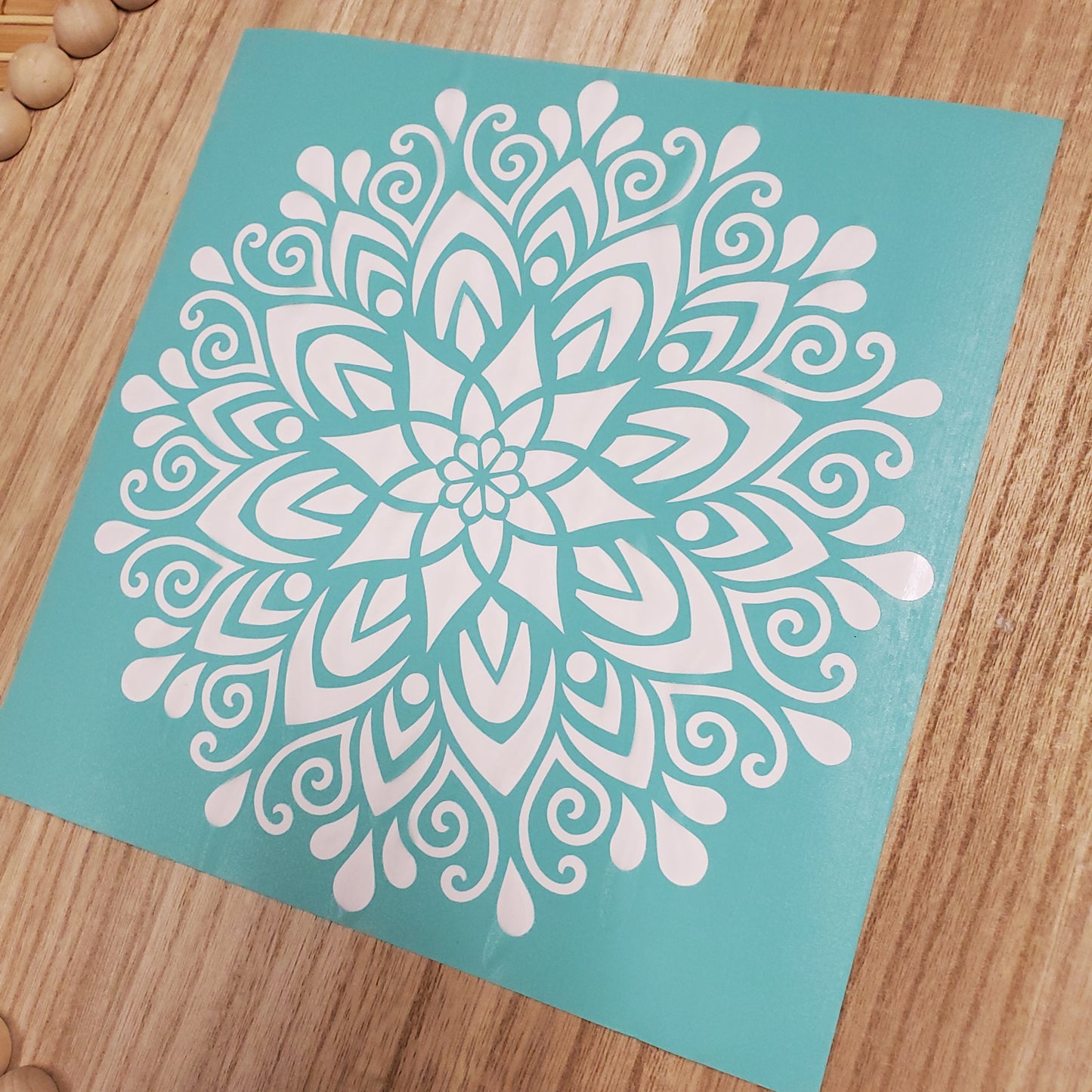 Adhesive Silk Screen Stencil - Bursting Blossom