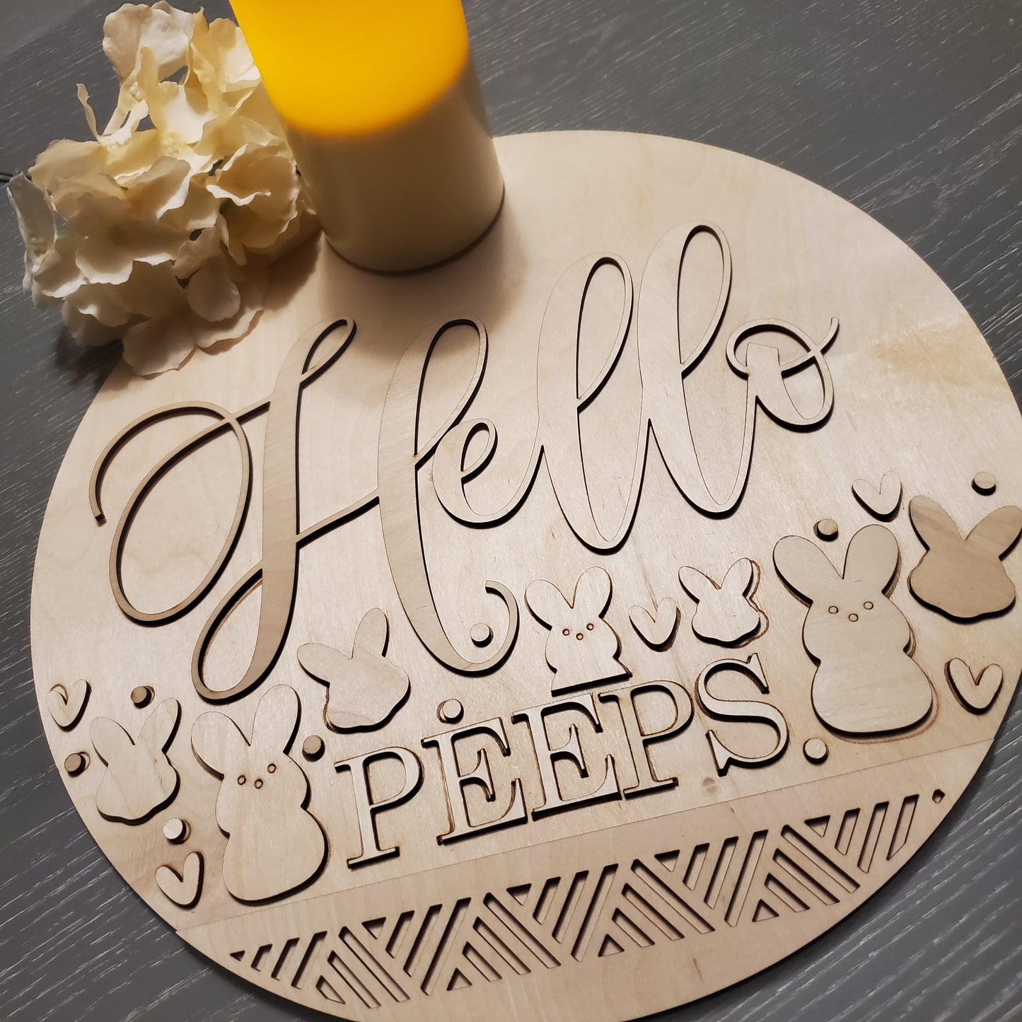 Hello Peeps - Ready to Paint & Glue