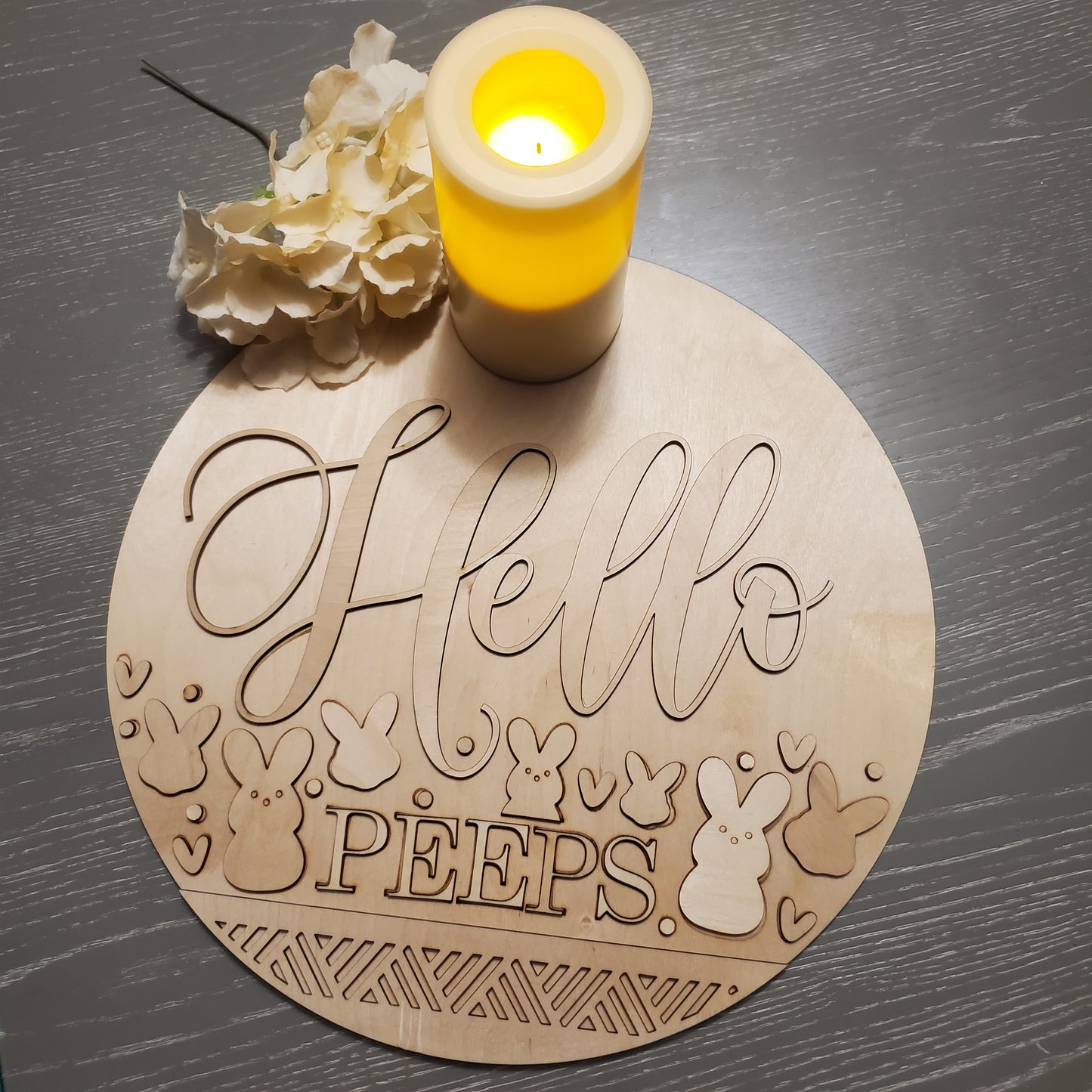 Hello Peeps - Ready to Paint & Glue