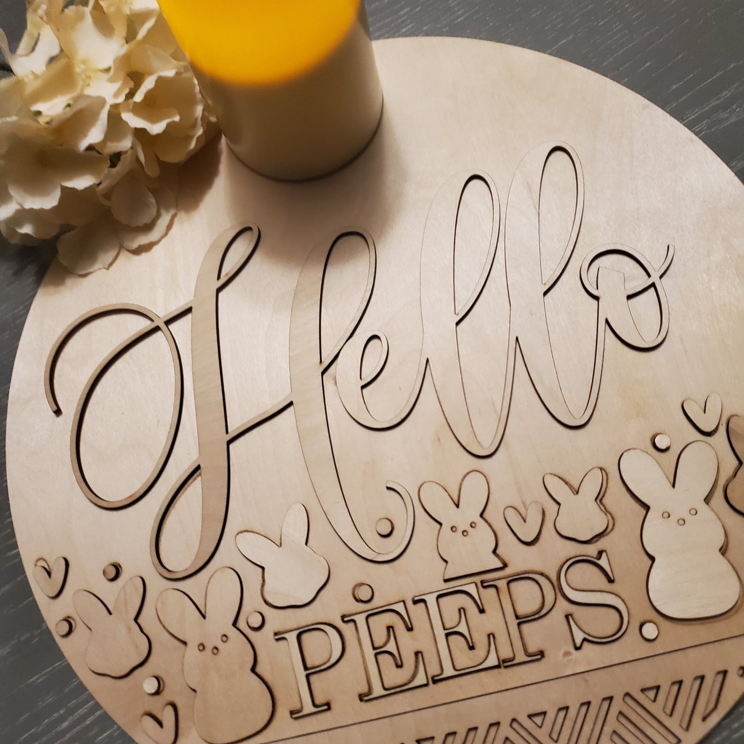 Hello Peeps - Ready to Paint & Glue