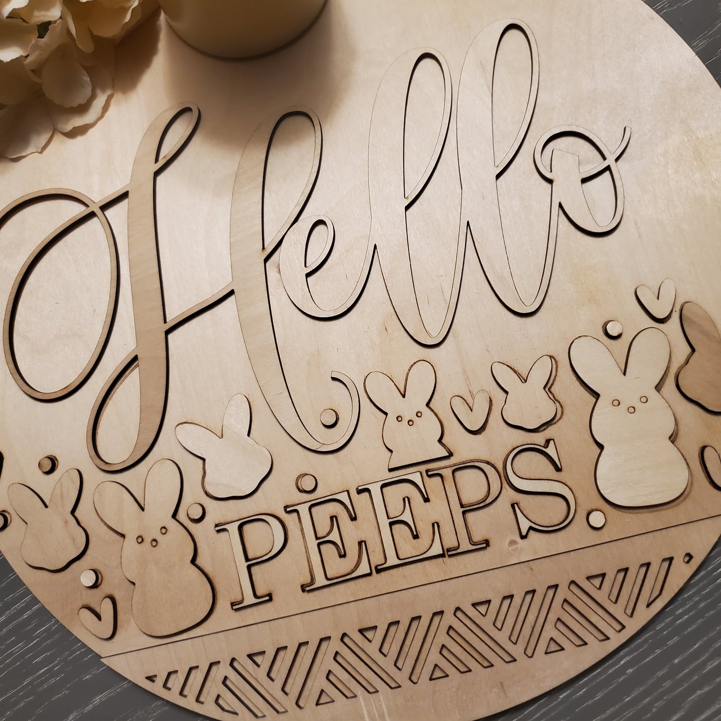 Hello Peeps - Ready to Paint & Glue