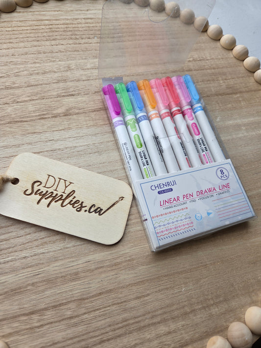 Linear Pen Set 8 piece