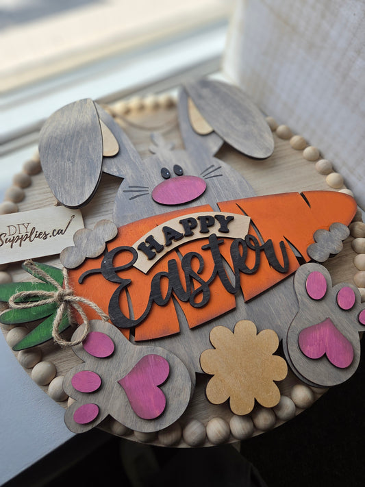 Happy Easter Bunny Door Sign