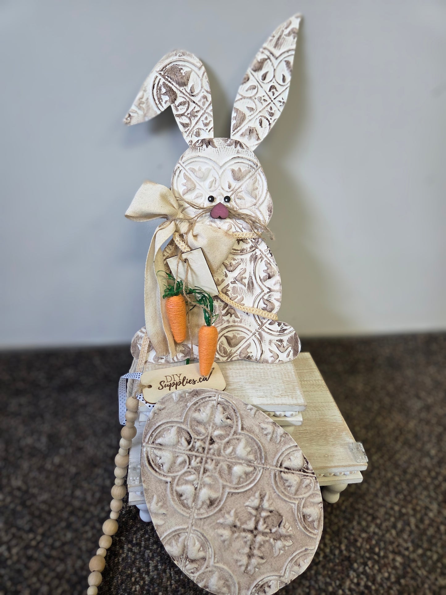 Bunny Sign with Egg