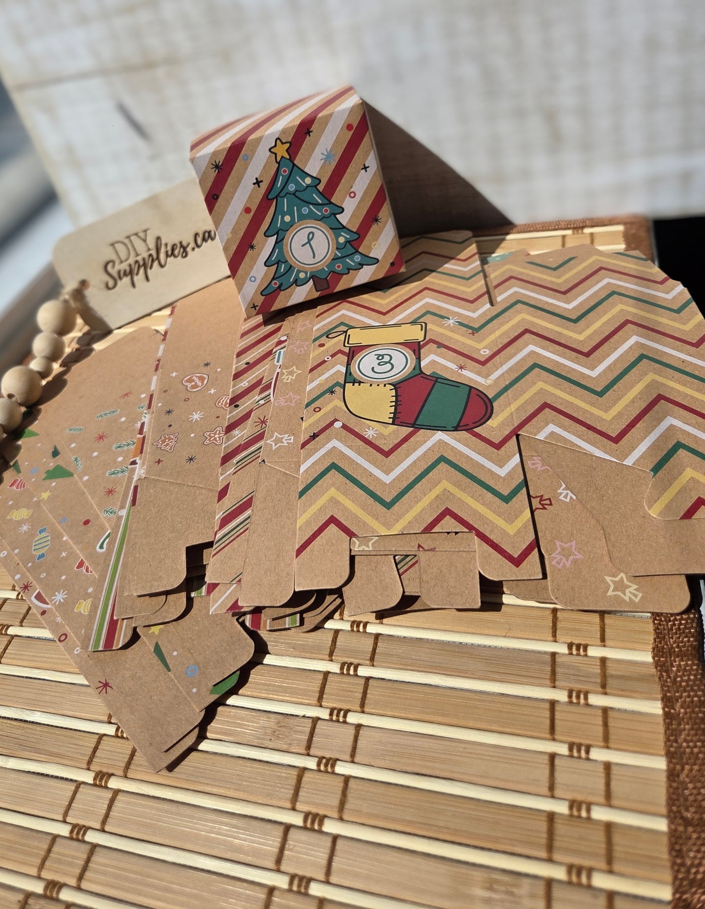 Kraft Christmas Mini Gift Boxes