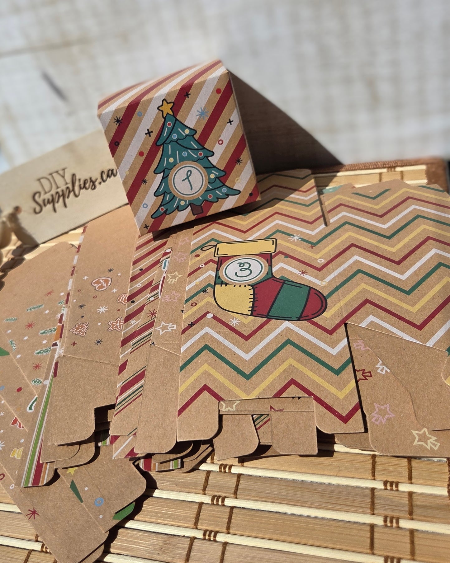 Kraft Christmas Mini Gift Boxes