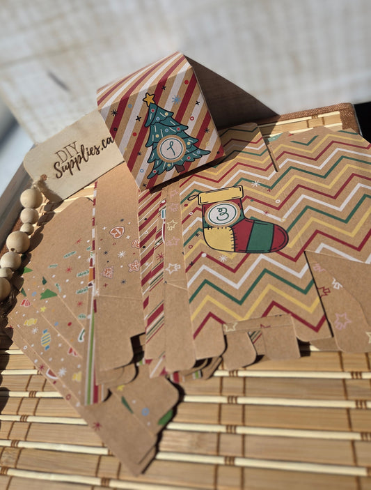 Kraft Christmas Mini Gift Boxes