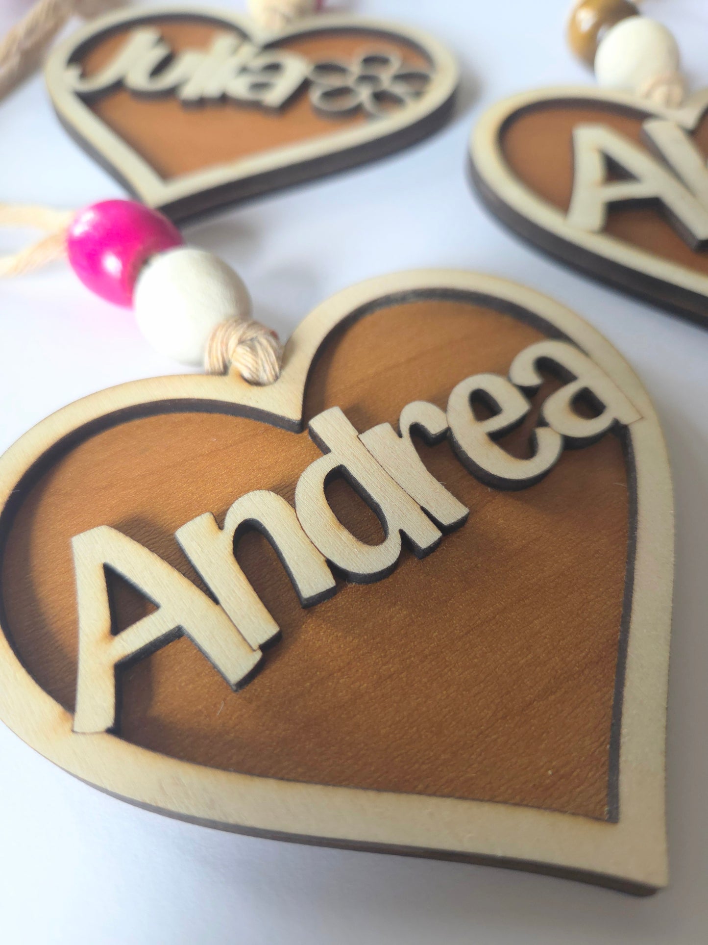 Personalized Valentine Heart Gift Tag