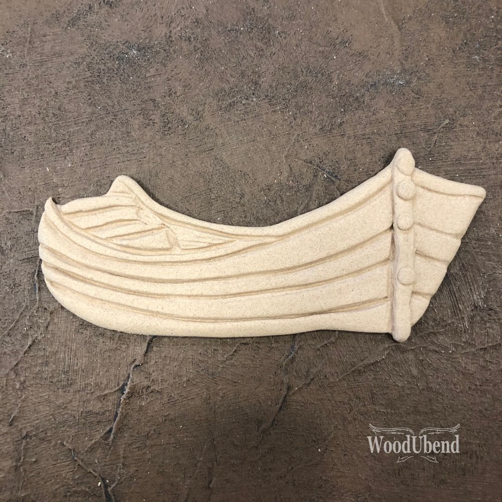 Pack of Two Large Wooden Boats WUB2134 17x8cm SKU