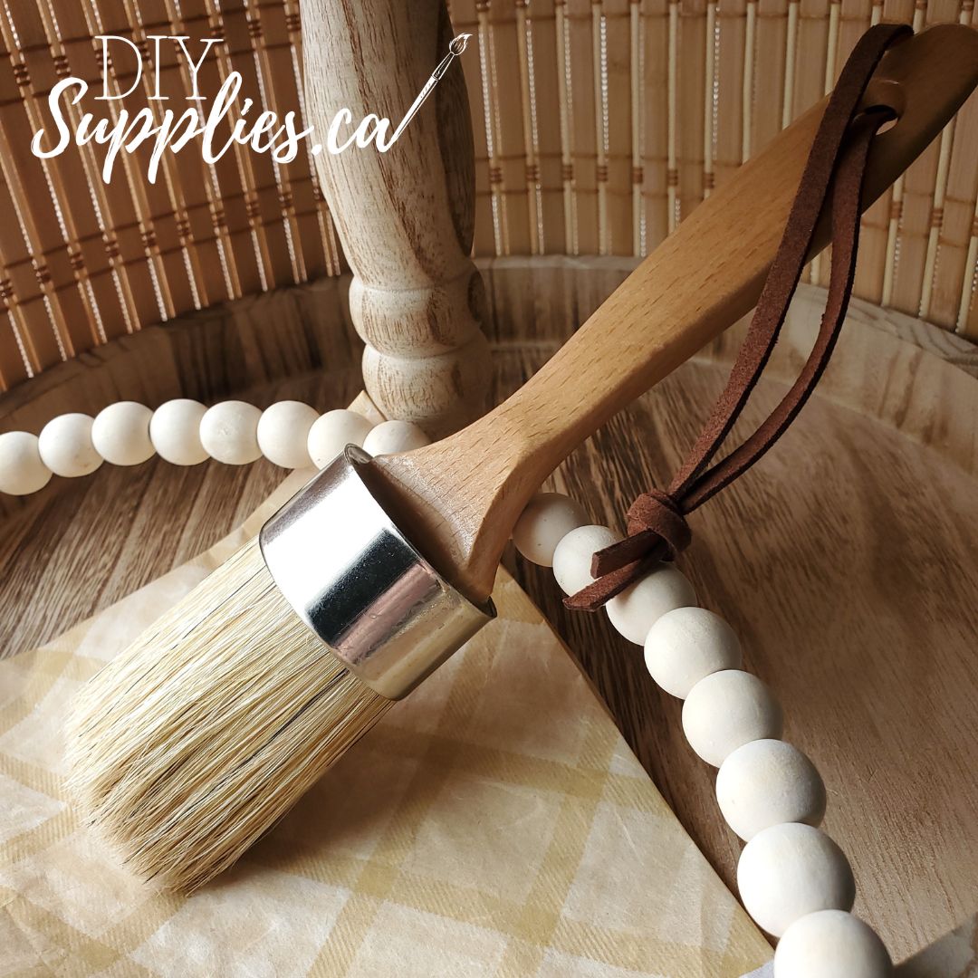 DIY Supplies 2 Inch Natural Oval Brush