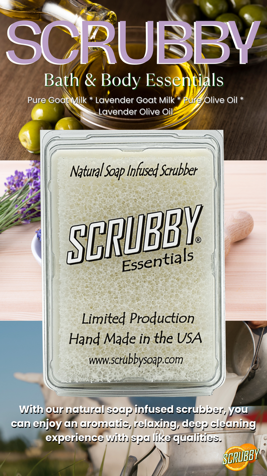 Scrubby Soap Bath and Body Olive Oil & Aloe
