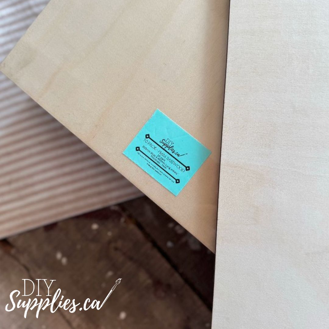 10 Pack 3mm Basswood for DIY Crafts