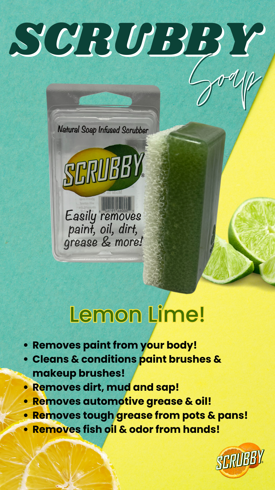 Scrubby Soap Lemon Lime