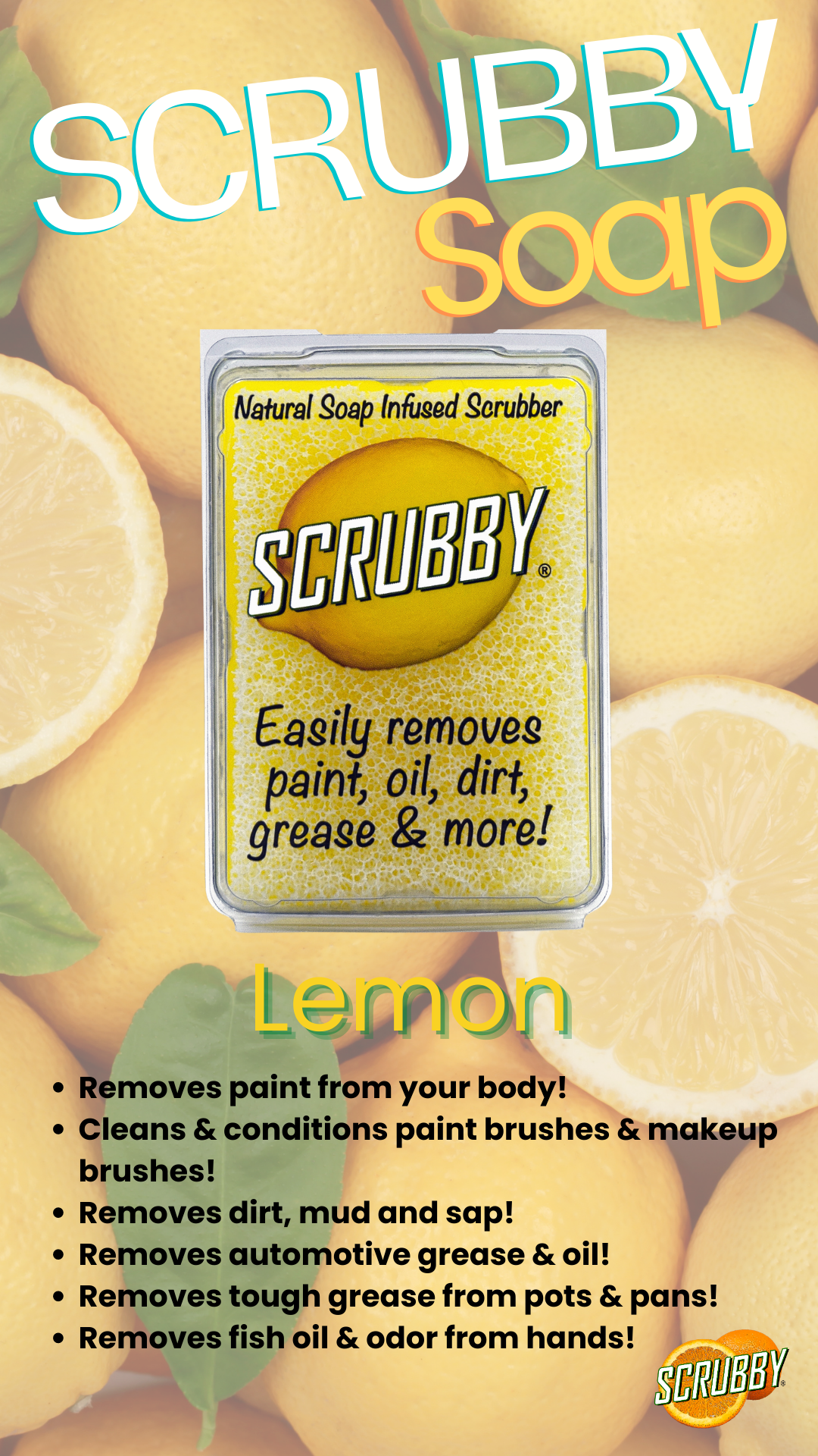 Scrubby Soap Lemon