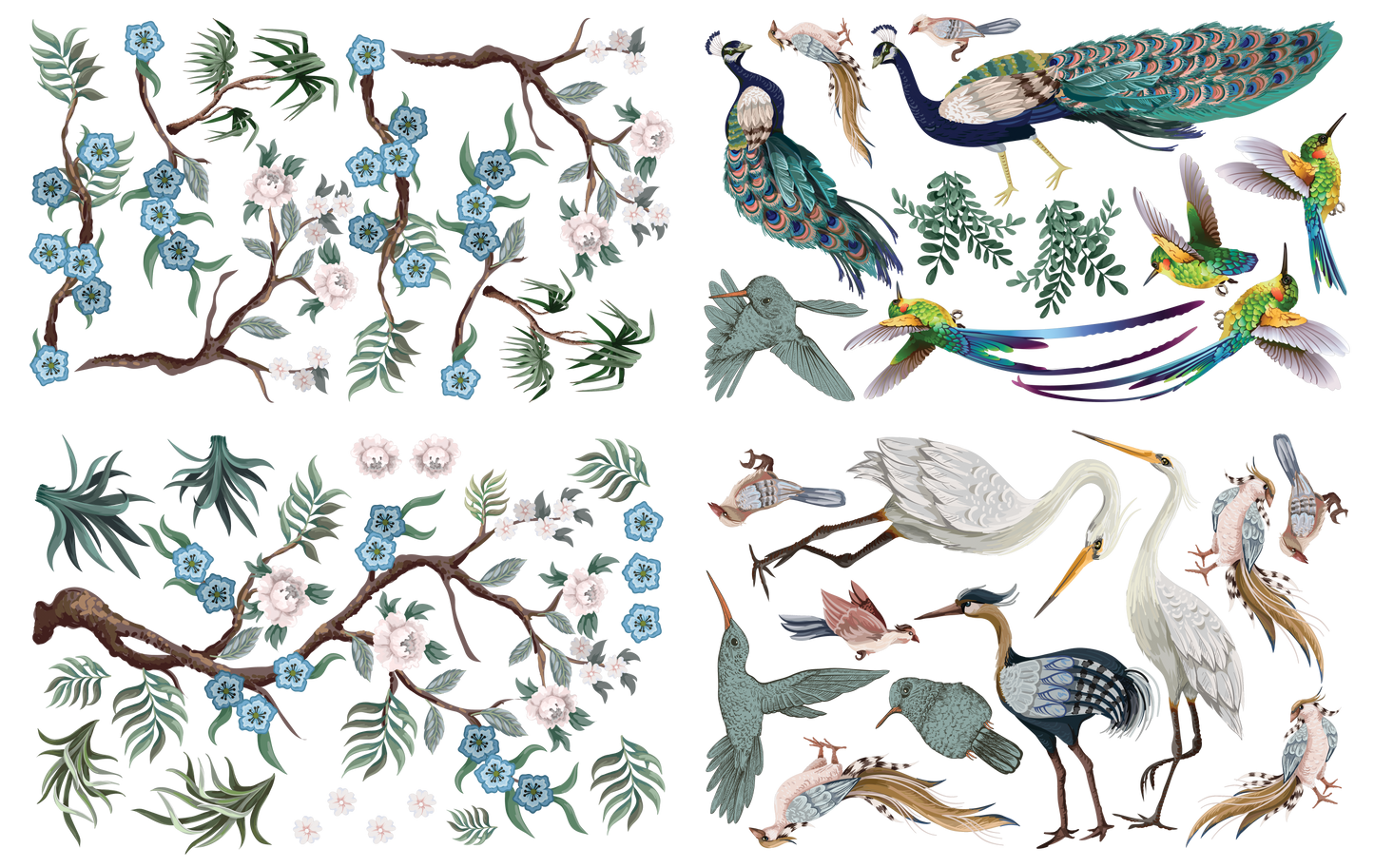 Belles and Whistles Transfers - Chinoiserie