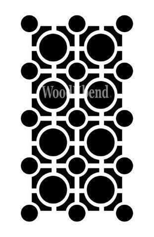 Posh Chalk Stencil Stained Glass Medium 8 inch x 12 Inch