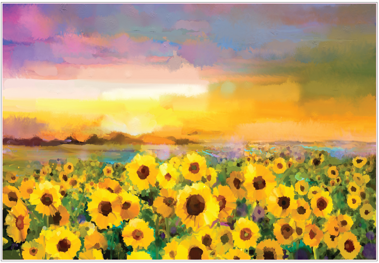 Belles and Whistles Premium Decoupage Rice Paper - Sunflower Sunset