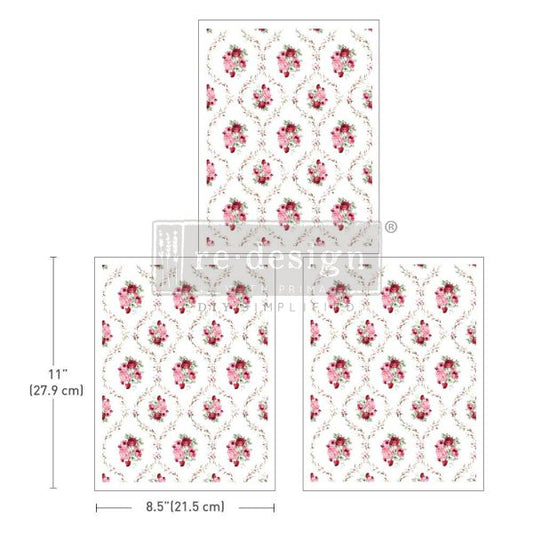 Redesign Decor Middy Transfer - Blush Bouquet
