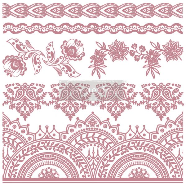 Redesign Clearly-Aligned DÉCOR STAMPS – Bohemian Florals