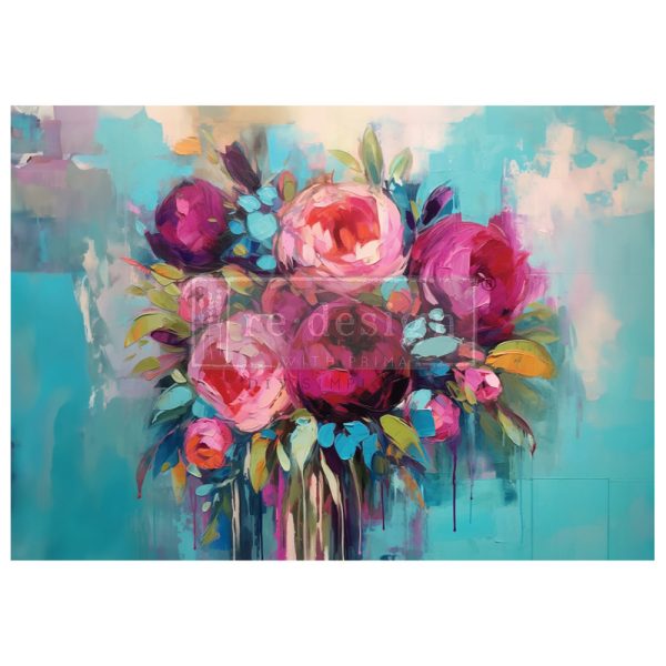 ReDesign A1 Decoupage Decor Fiber Tissue Paper - Burst of Color