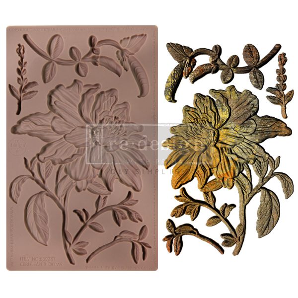 Re Design Decor Mould Cerulean Blooms
