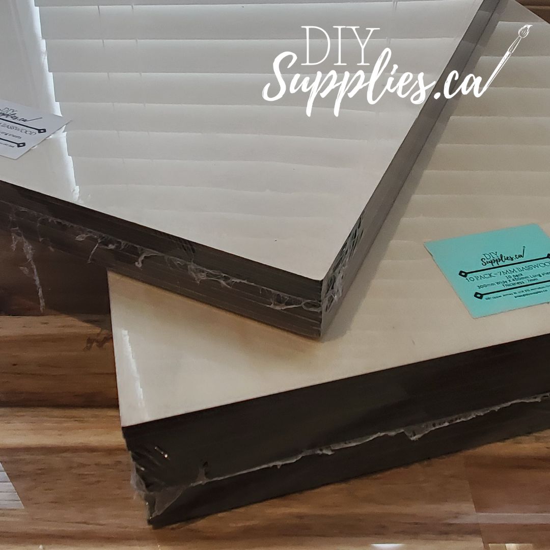 10 Pack 3mm Basswood for DIY Crafts