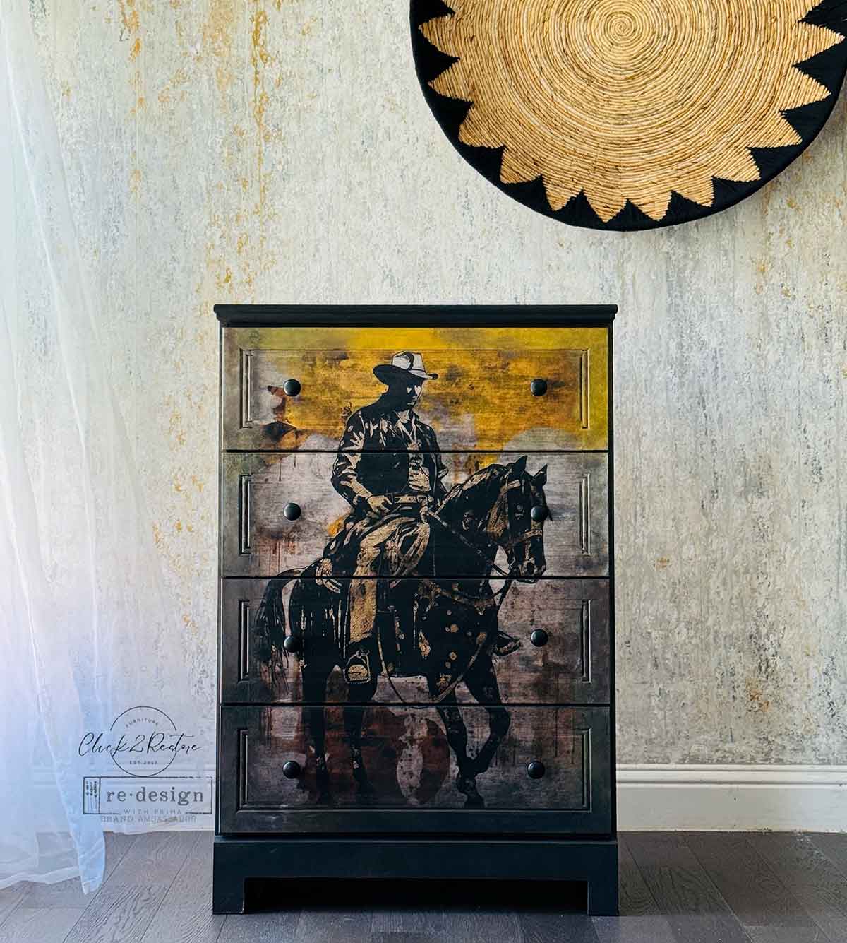 ReDesign A1 Decoupage Decor Fiber - Cowboy Cavalry