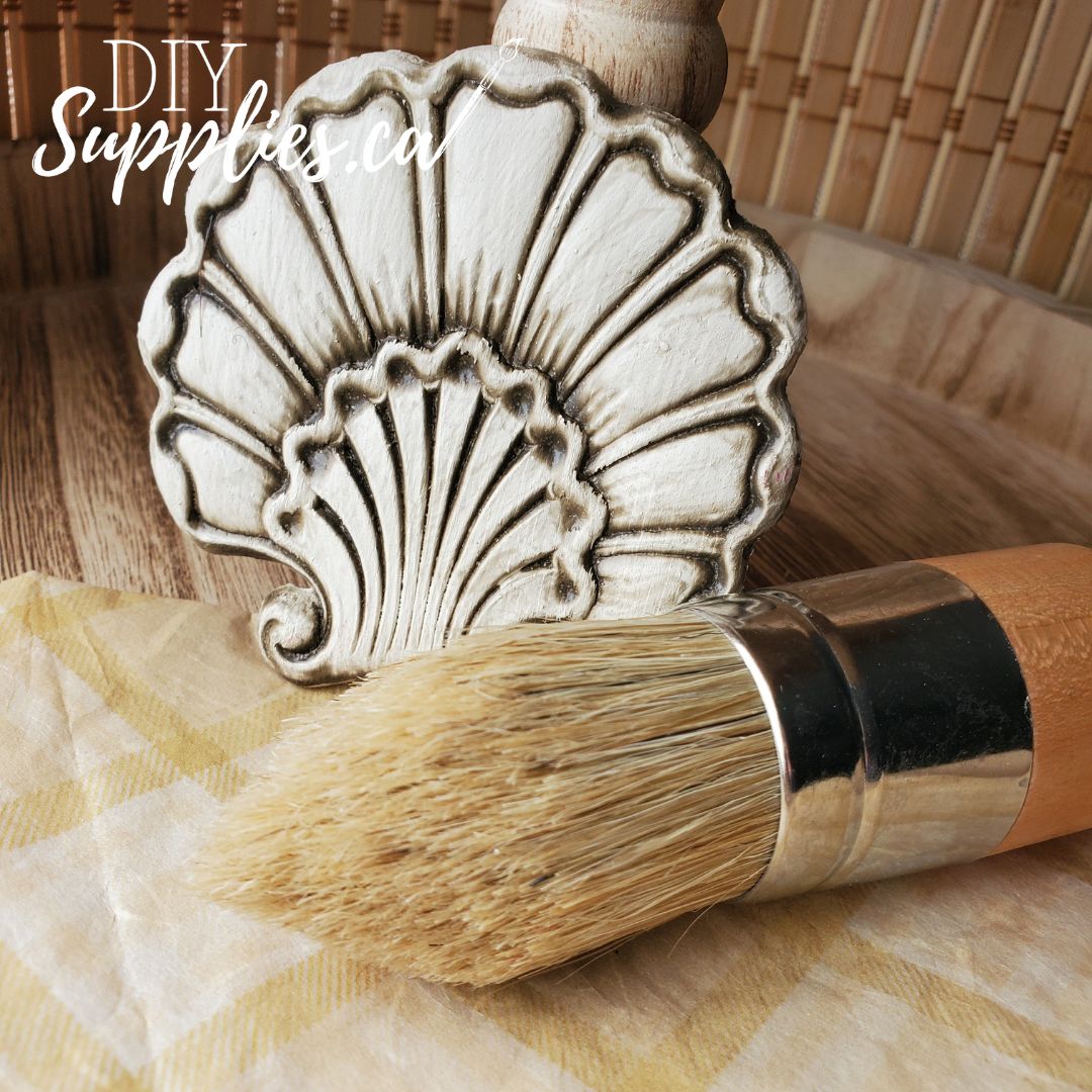 DIY Supplies 1.5 Inch Natural Detail Brush