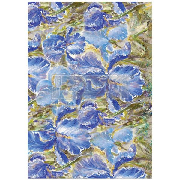 ReDesign A1 Decoupage Decor Fiber Tissue Paper - Enchanting Iris