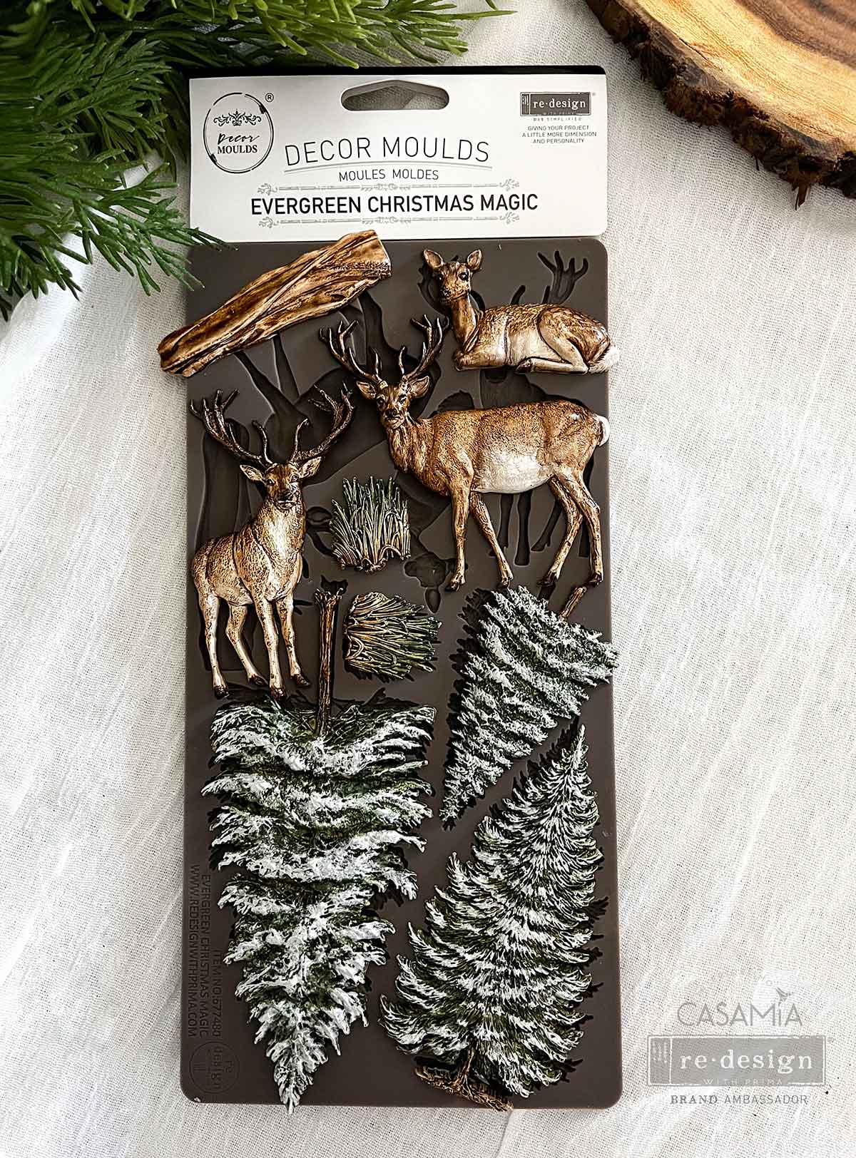 Re Design Decor Mould - Evergreen Christmas Magic